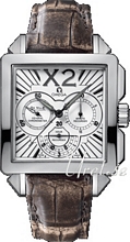 Omega De Ville X2 White Dial Leather