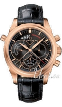 Omega De Ville Rattrapante Rose Gold Black Dial Omega De Ville Rattrapante Rose Gold Black Dial