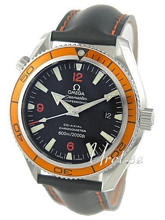 Omega Seamaster Planet Ocean Black Dial Rubber