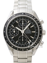 Omega Speedmaster Chronograph Day Date Black Dial Bracelet COSC