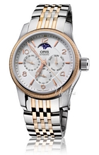 Oris Aviation Big Crown Complication Two Tone Steel/Gold Silver Oris Aviation Big Crown Complication Two Tone Steel/Gold Silver