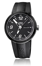 Oris Motor Sport TT1 Day Date Sort/Gummi Ø43 mm Oris Motor Sport TT1 Day Date Sort/Gummi Ø43 mm