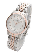 Oris Classic Silver Guilloche Bracelet