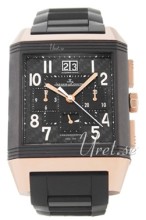 Jaeger LeCoultre Reverso Squadra World Chronograph Black Dial
