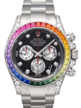 Rolex Daytona Sort/18 karat hvitt gull Ø40 mm Rolex Daytona Sort/18 karat hvitt gull Ø40 mm