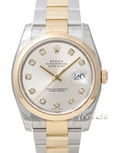 Rolex Datejust Silver Dial Yellow Gold / Steel Oyster Bracelet D Rolex Datejust Silver Dial Yellow Gold / Steel Oyster Bracelet D