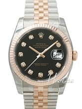 Rolex Datejust Black Dial Jubilee Bracelet Diamond Rolex Datejust Black Dial Jubilee Bracelet Diamond