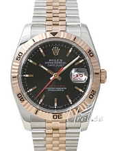 Rolex Datejust Turn-O-Graph Black Dial Jubilee Bracelet