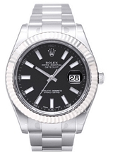 Rolex Datejust II Black Dial Oyster Bracelet