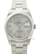 Rolex Day-Date White Dial White Gold Oyster Bracelet Rolex Day-Date White Dial White Gold Oyster Bracelet