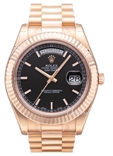 Rolex Day-Date II Rose Gold Black Dial Rolex Day-Date II Rose Gold Black Dial