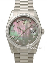 Rolex Day-Date MOP Dial White Gold President Bracelet Diamond Rolex Day-Date MOP Dial White Gold President Bracelet Diamond