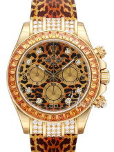 Rolex Daytona Leopard Dial Diamond Yellow Gold Leopard Strap Rolex Daytona Leopard Dial Diamond Yellow Gold Leopard Strap