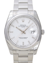 Rolex Perpetual Date White Dial Oyster Bracelet Rolex Perpetual Date White Dial Oyster Bracelet