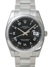 Rolex Perpetual Date Black Dial Oyster Bracelet Rolex Perpetual Date Black Dial Oyster Bracelet