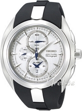 Seiko Arctura Silver Dial Rubber Strap