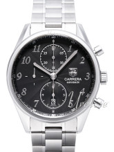 TAG Heuer Carrera Heritage Chronograph Black Dial Bracelet