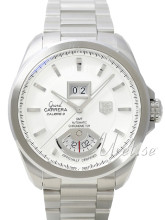 TAG Heuer Grand Carrera White Dial Bracelet GMT