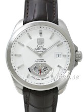 TAG Heuer Grand Carrera Calibre 6 RS Silver Dial Brown Leather