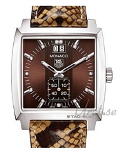 TAG Heuer Monaco Brown Dial Diamonds